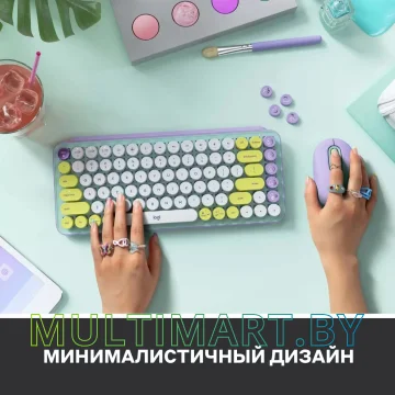 Клавиатура Logitech Pop Keys Daydream картинка 5